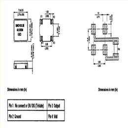 SMD100.3C(E/D)-12.000MHz,SMD100.3系列,7050mm,12MHZ,GED數(shù)字設備晶振