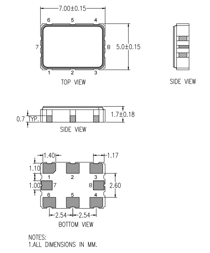 Renesas超低抖動(dòng)晶振,XPL736125.000000I,高精度測(cè)量設(shè)備晶振